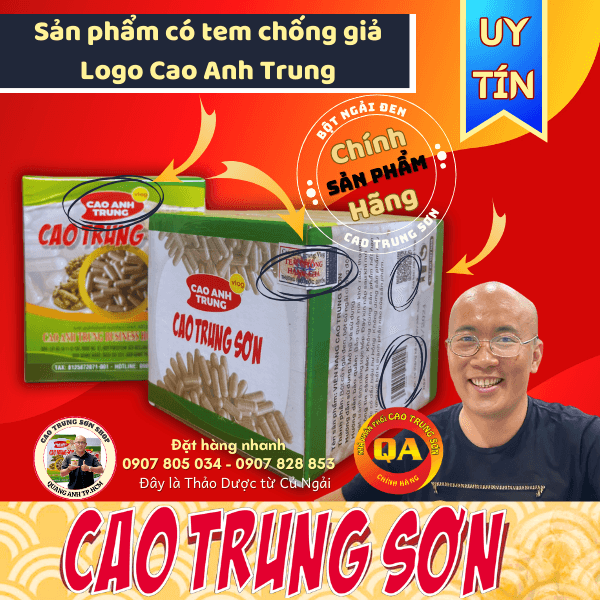 Xem mẫu sản phẩm Cao Trung Sơn