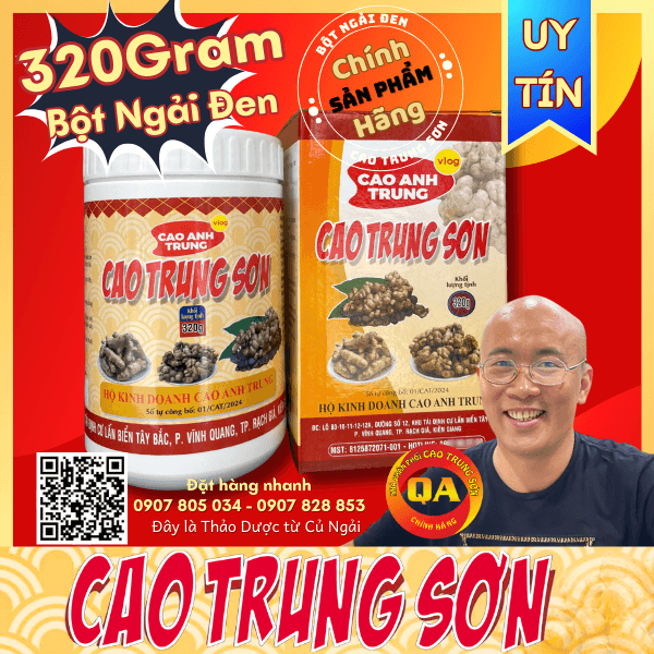 Hộp 320Gram Bột Cao Trung Sơn