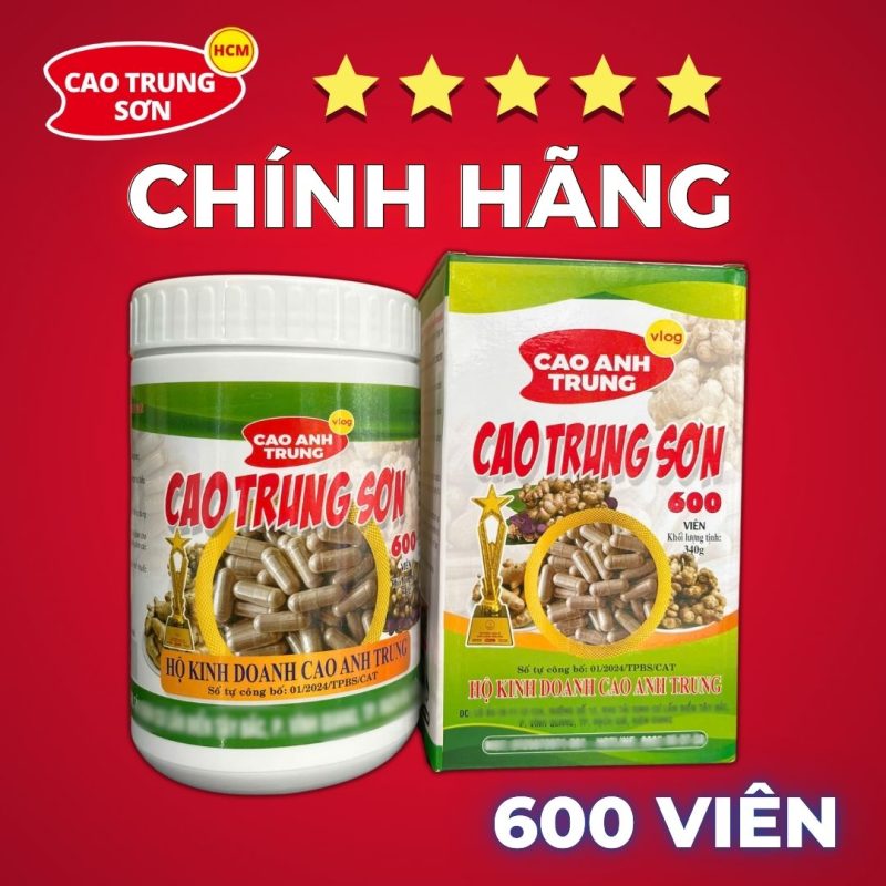 600 Viên Cao Trung Sơn Chính Hãng
