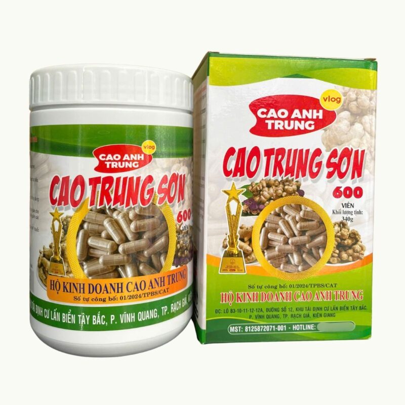 Viên Ngải Đen - 600 Viên Uống Cao Trung Sơn