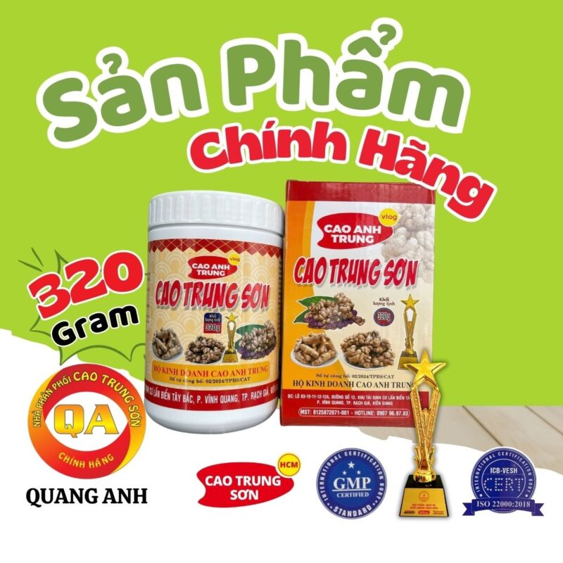 Hũ 320gram bột ngải đen