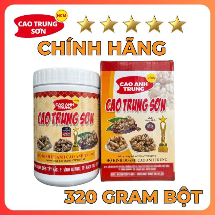 Bột ngải đen 320g