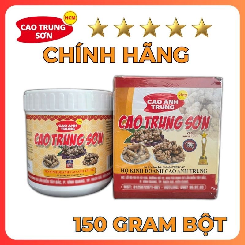 bột ngải đen Cao Trung Sơn