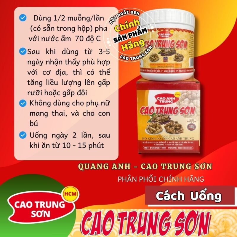 Cách uống 150gram bột ngải đen