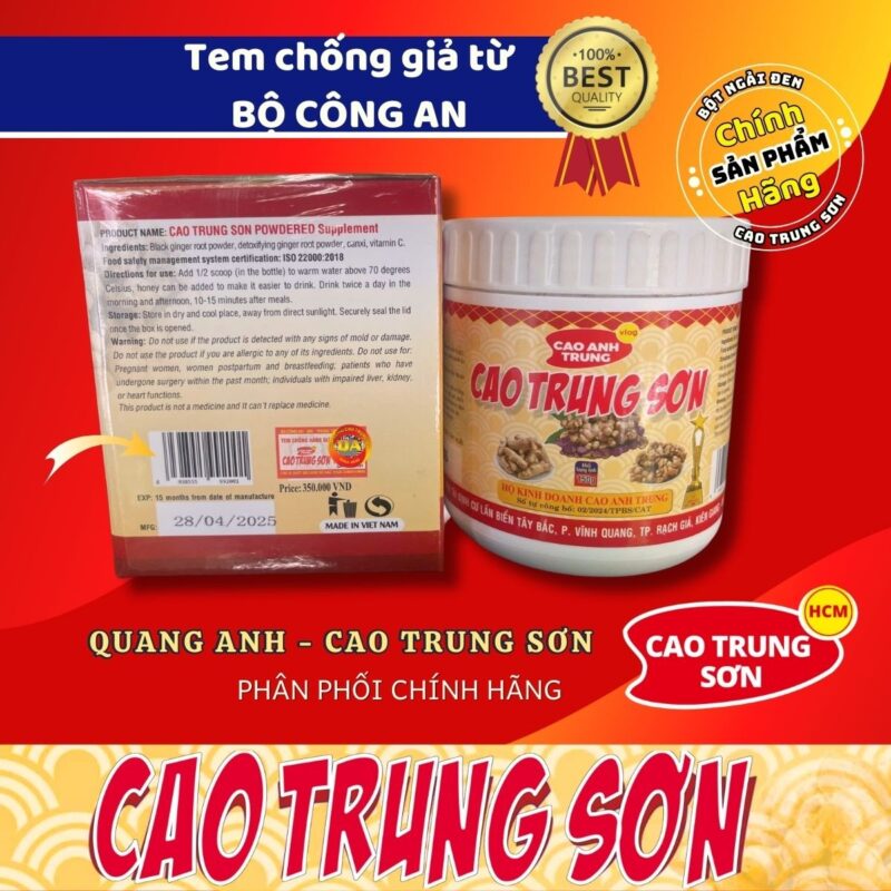 Chống giả bột ngải đen CTS