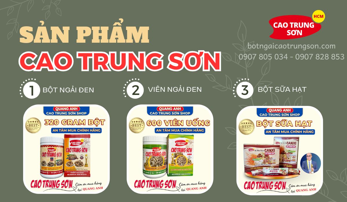 Sản phẩm Cao Trung Sơn Shop
