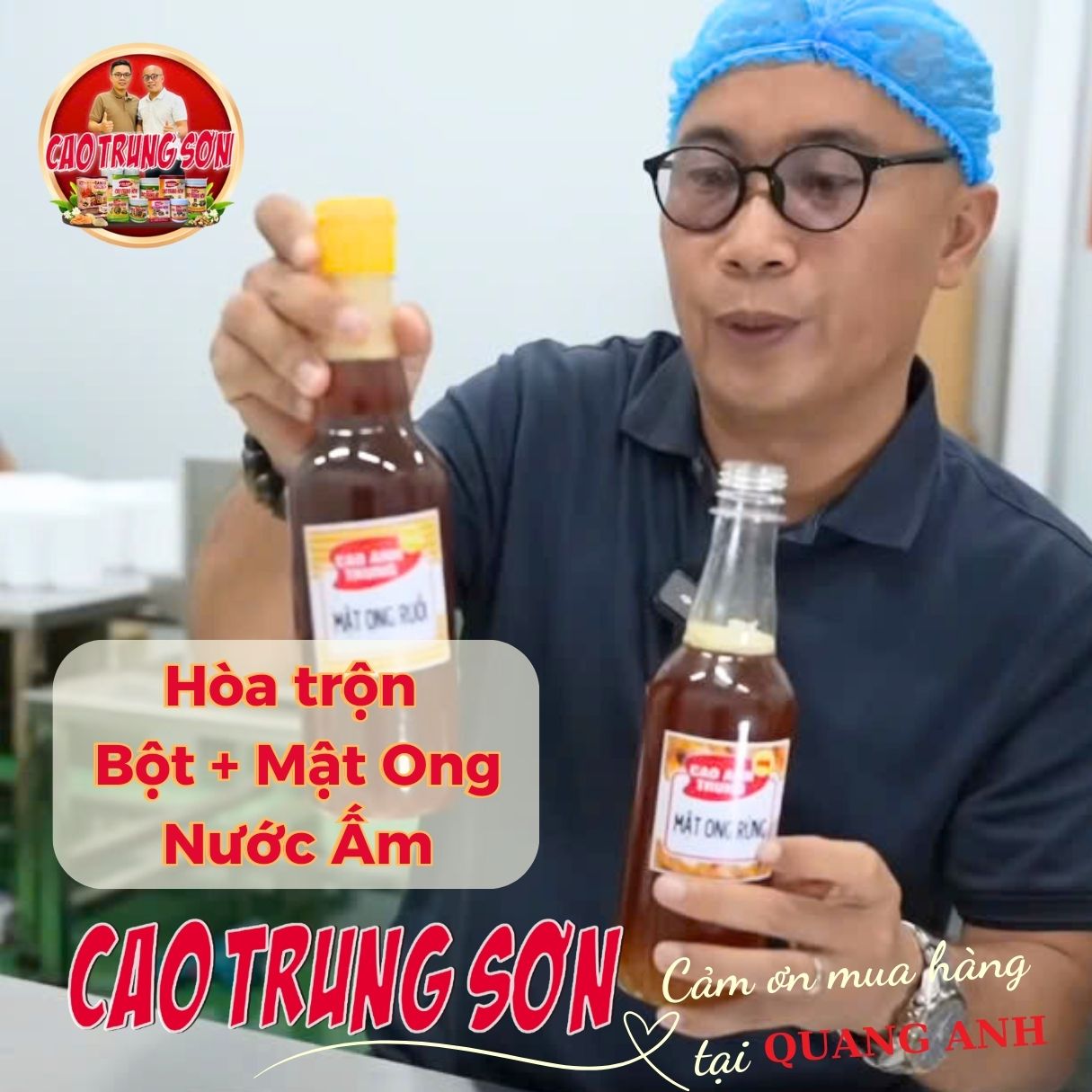 ket hop voi bot ngai den caotrunson