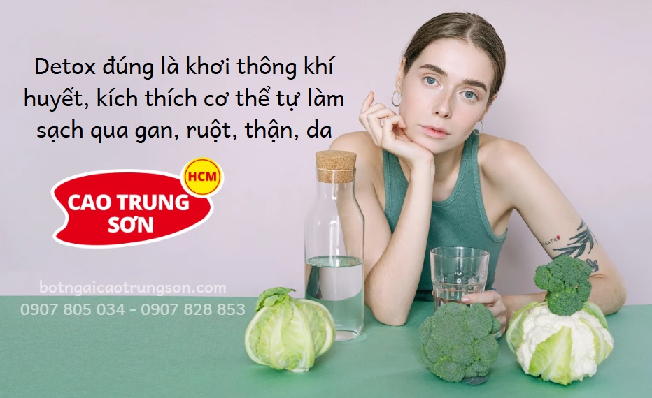 Detox cơ thể đúng cách