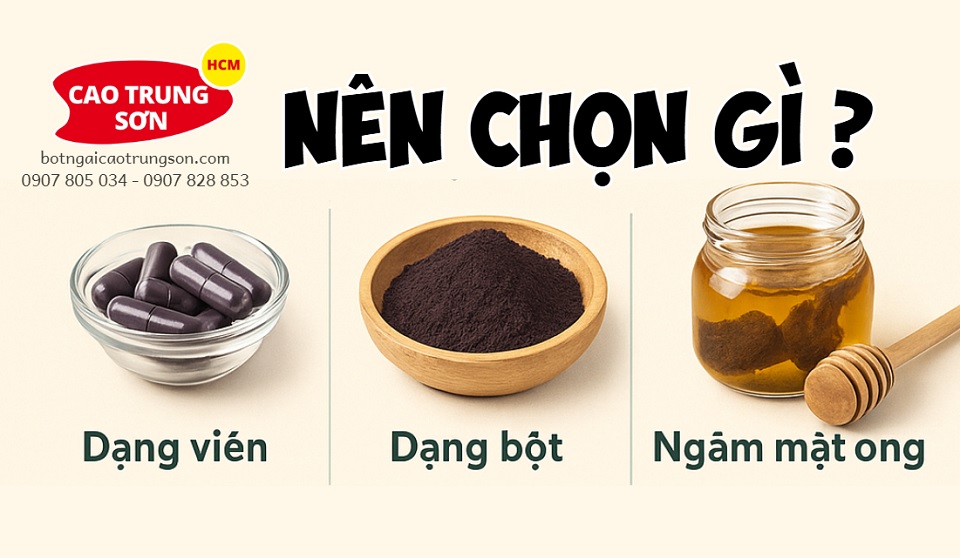 Bạn nên chọn loại nào khi dùng Ngải Đen