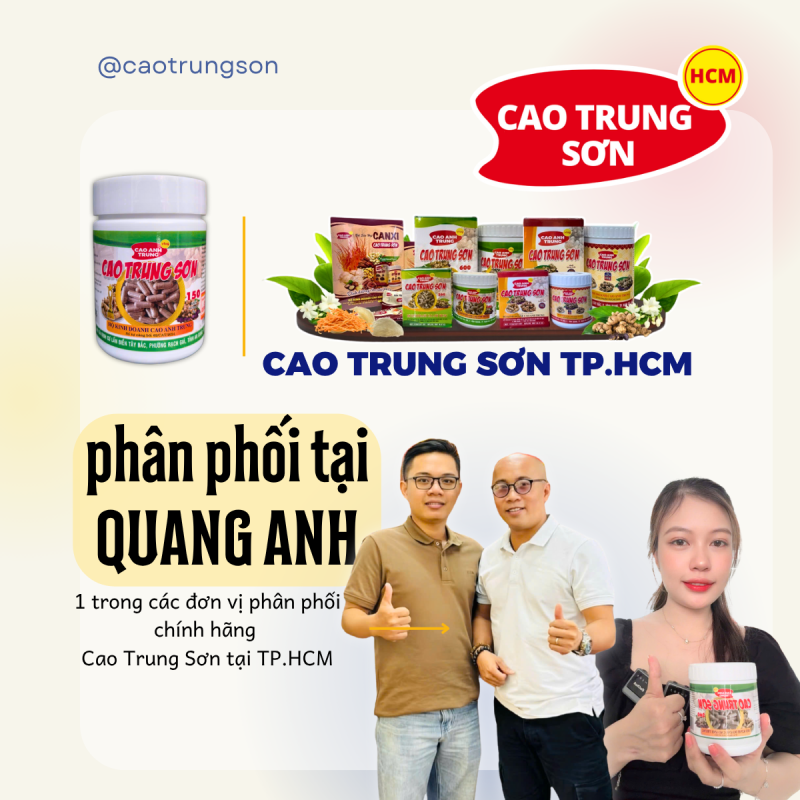 Cao Trung Sơn TP.HCM phân phối chính hãng
